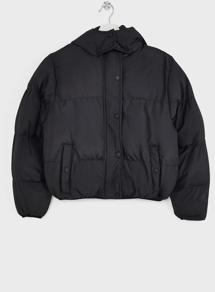 Girls Padded Hooded Jacket