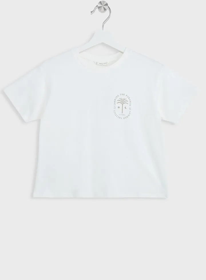 Youth Palm Print T-Shirt