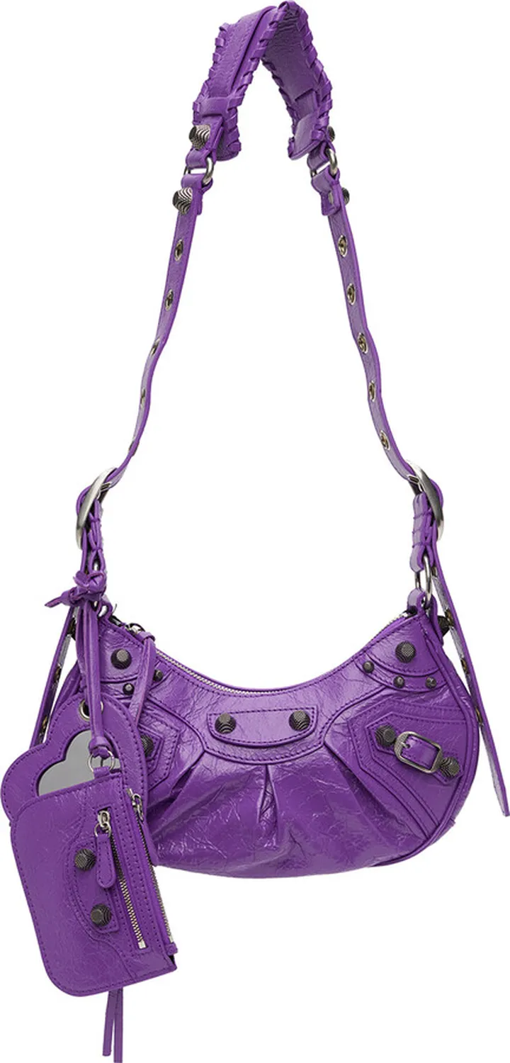 Balenciaga Purple XS 'Le Cagole' Bag