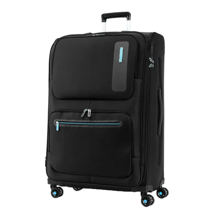 Maxwell Small Cabin Luggage Trolley Bag 20 inch Black