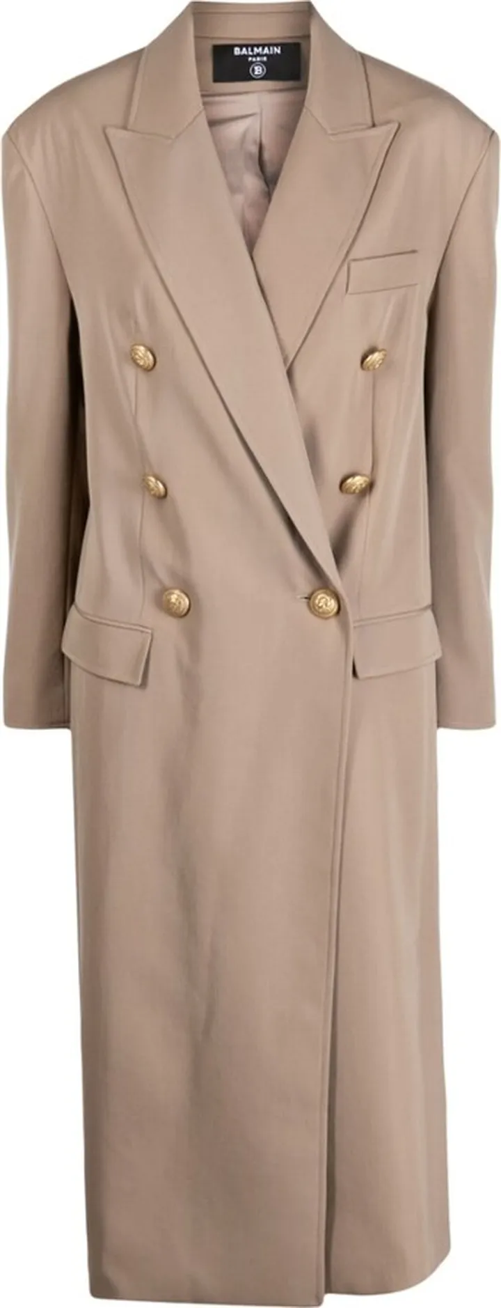 Double-Breasted Wool Coat