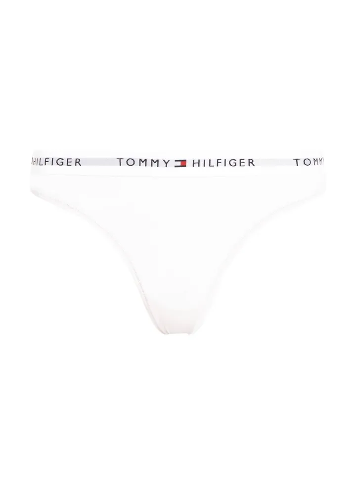 Women's Icon Logo Waistband Thong Underwear Bottoms, Pink