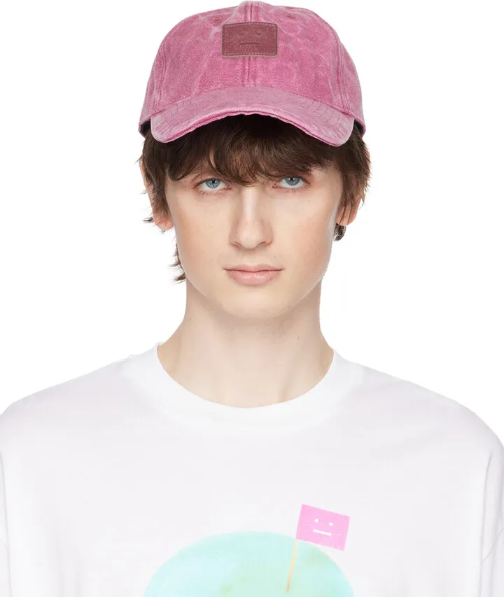 Acne Studios Pink Faded Cap