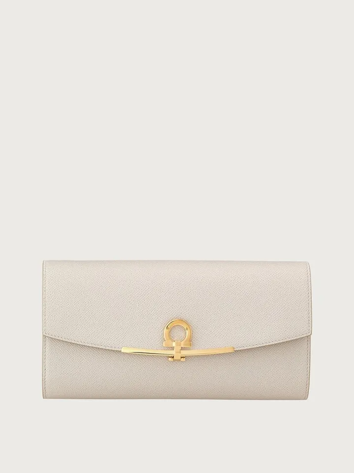 Ferragamo Women Gancini mini bag White