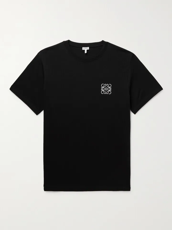 Logo-Embroidered Cotton-Jersey T-Shirt
