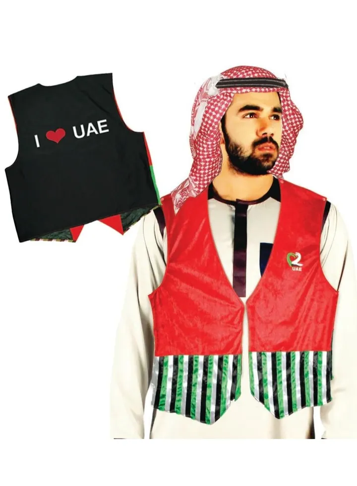 UAE National Day Vest-Man Free Size