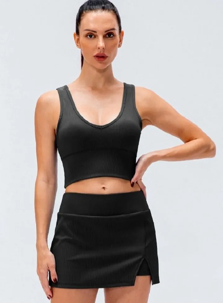 New Sports Tennis Vest and Skirt Suits