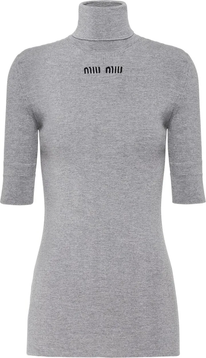 Turtleneck Wool Top