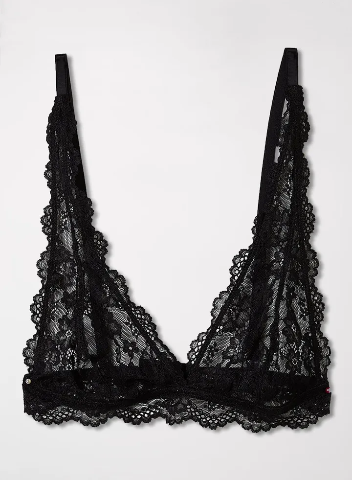 Lace Bralette Black