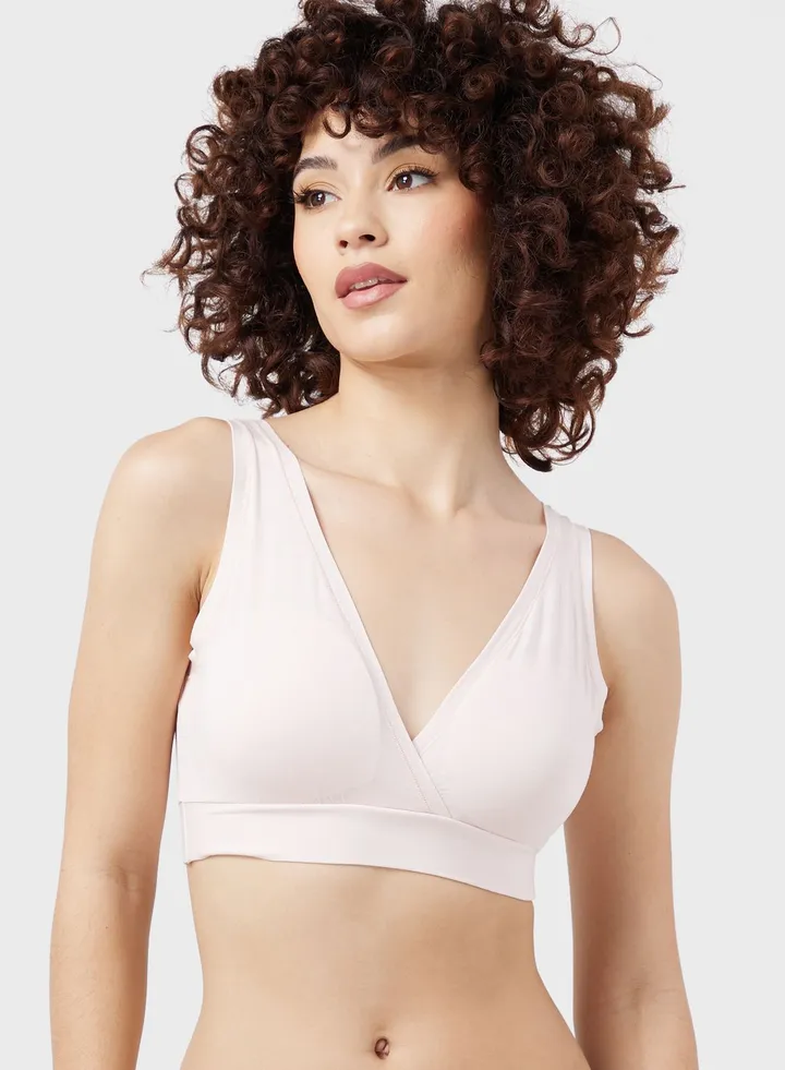 Plunge Neck T-Shirt Bra
