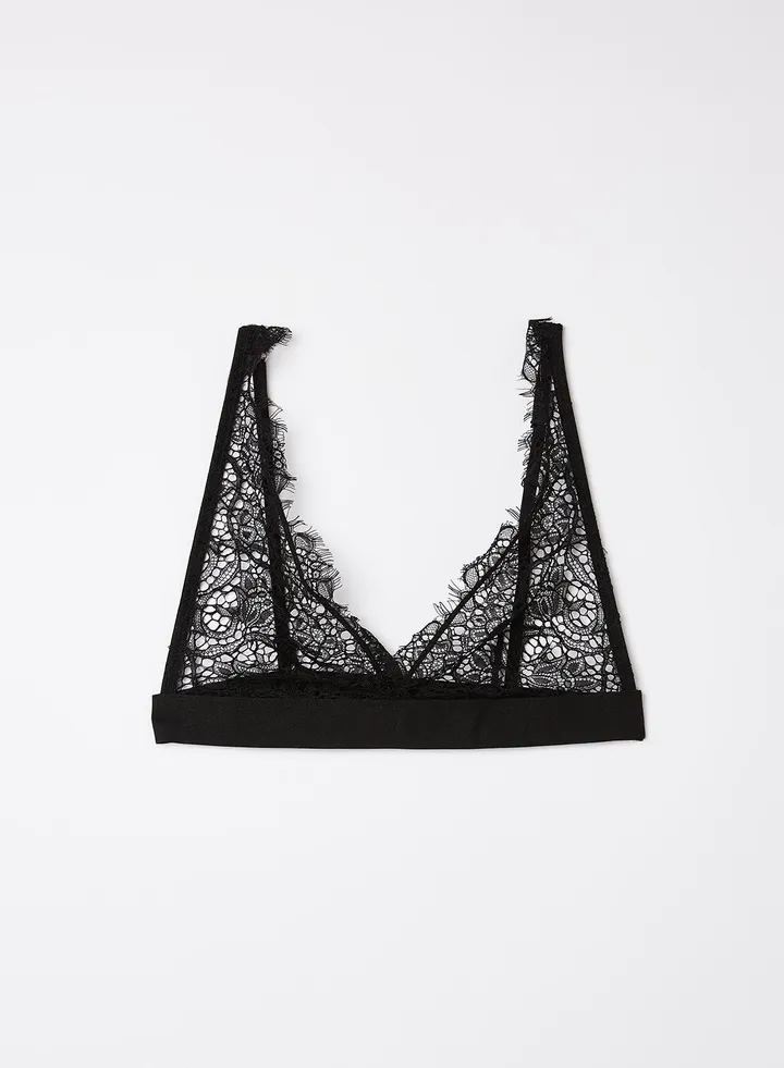 Lace Bralette Black