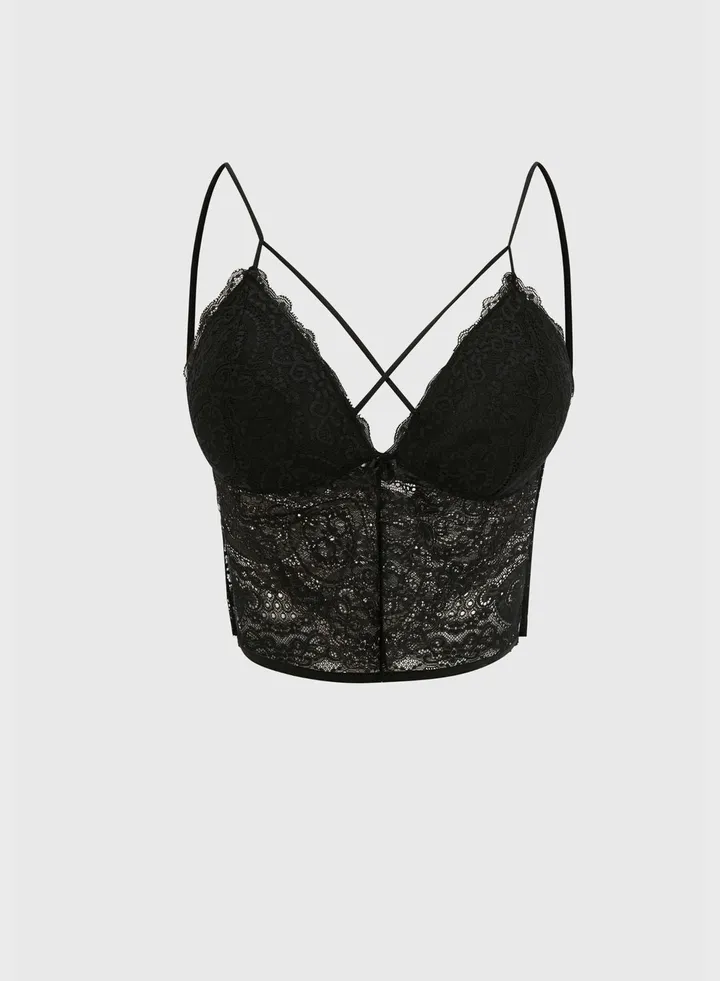 Strappy Lace Bra