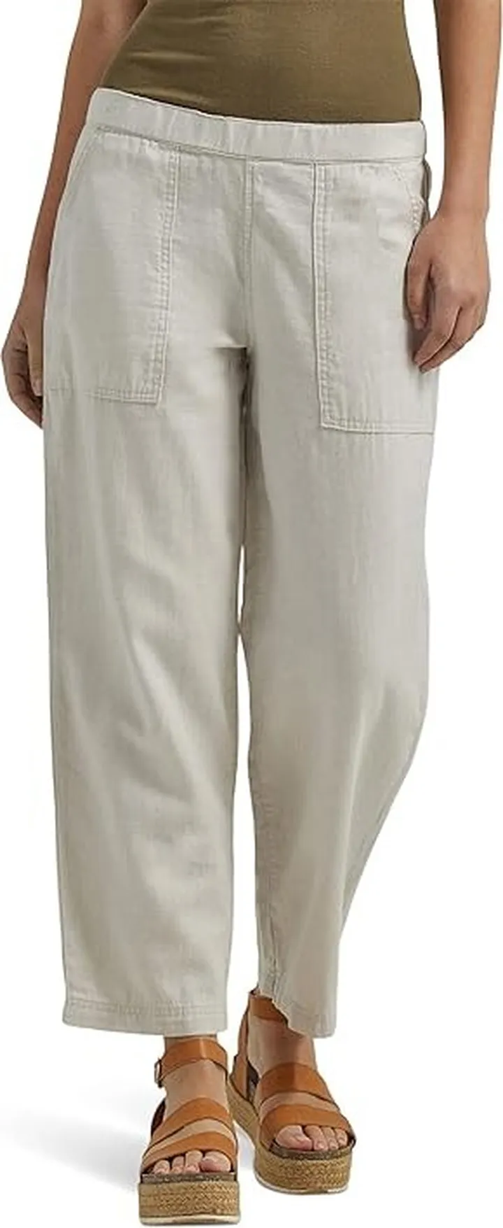 Lee Ultra Lux Pull-On Crop (Foggy) Women's Casual Pants