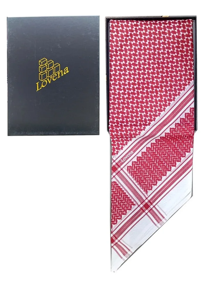 Red Men's Shemagh