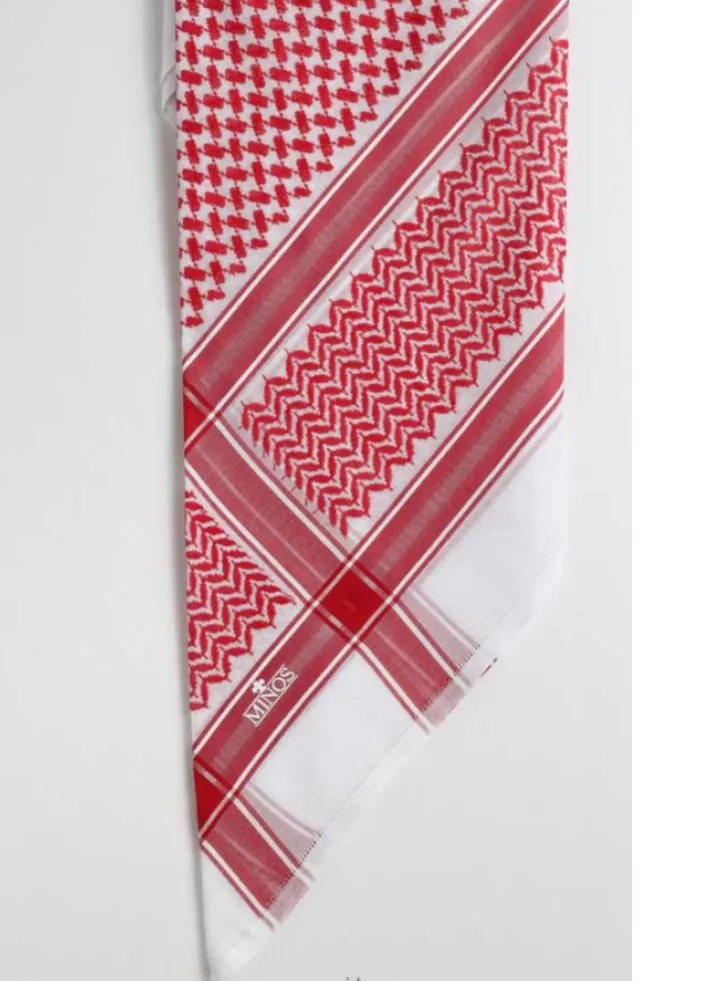 Minos red shemagh, excellent material