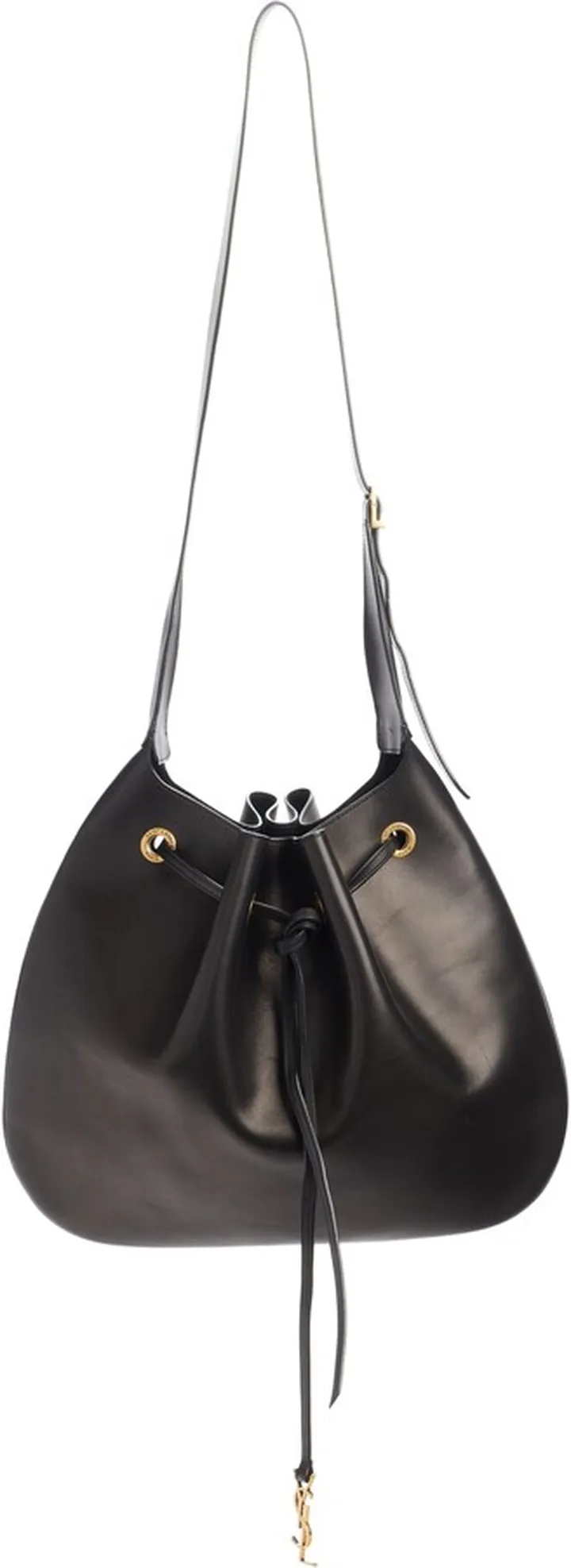 Paris VII Flat Leather Hobo Bag
