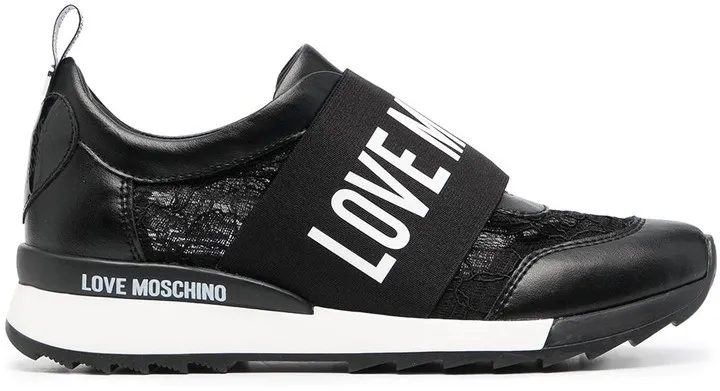 Logo-Print Slip-On Sneakers