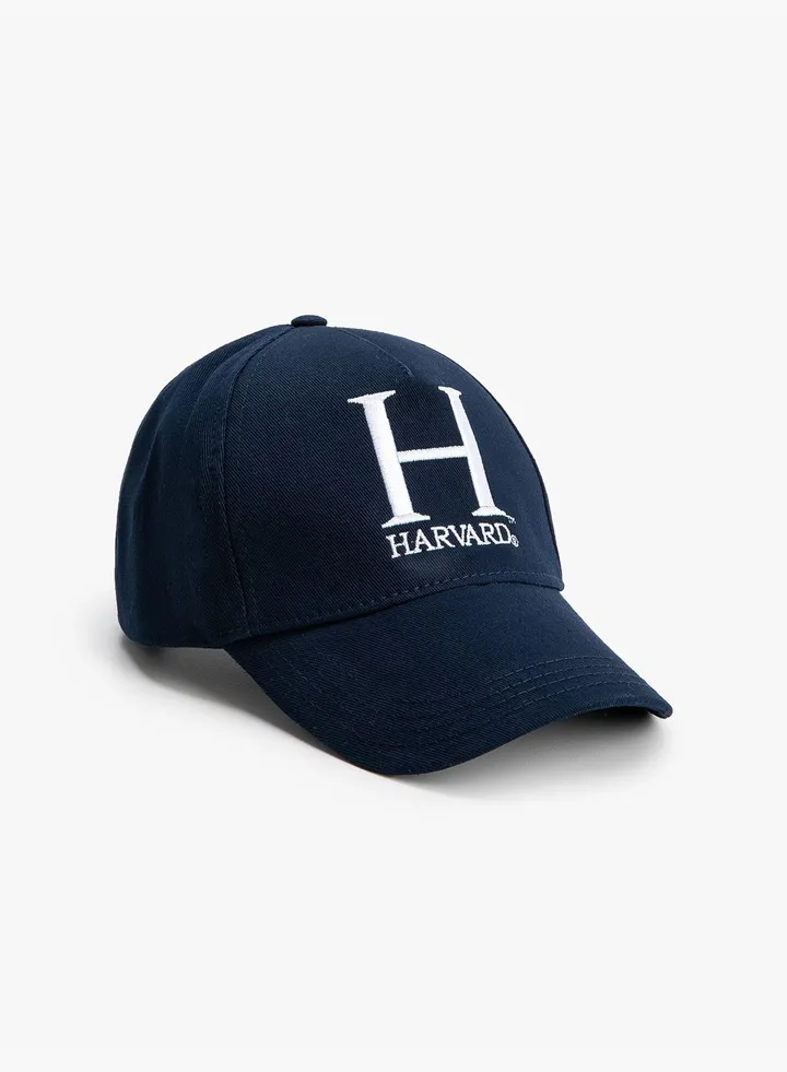 Harvard Licensed Embroidered Cotton Cap Hat