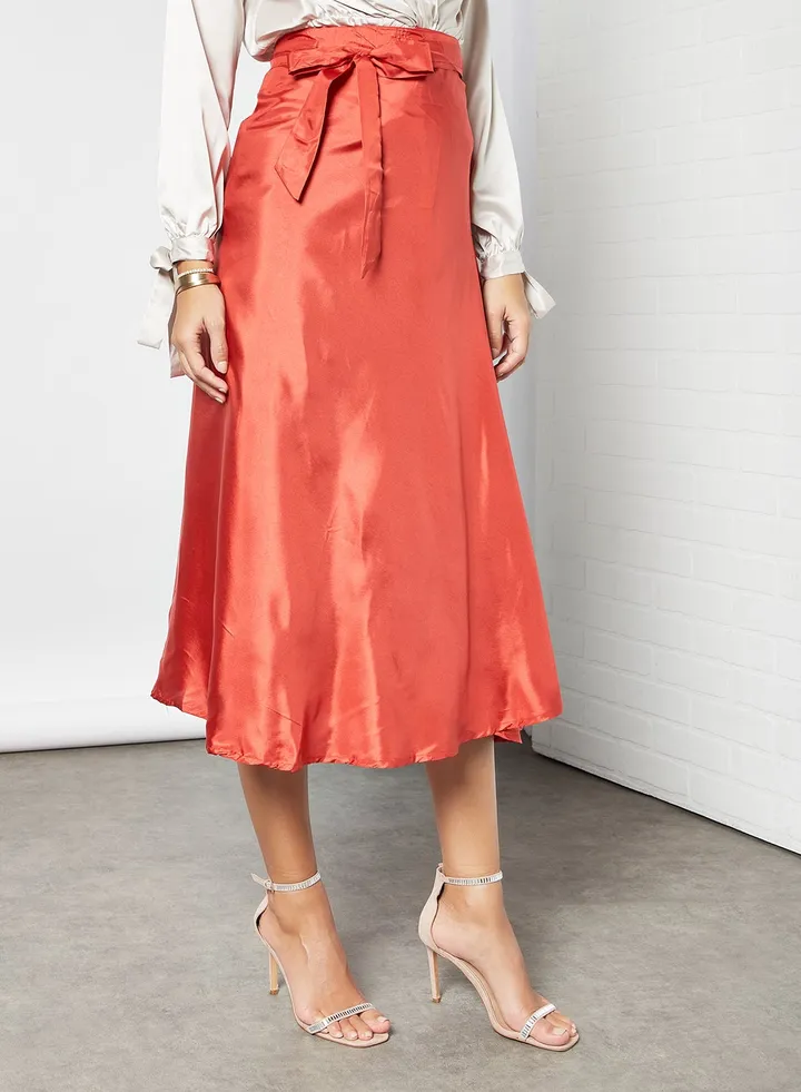 Comfortable Stylish Skirt Coral