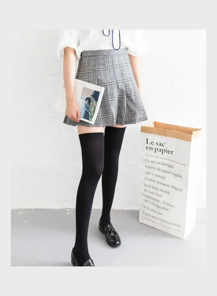 Over The Knee High Stockings Black