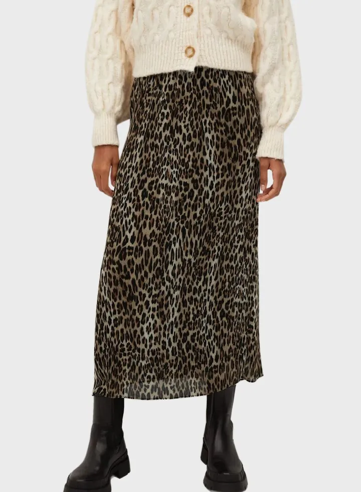 Animal Print Skirt