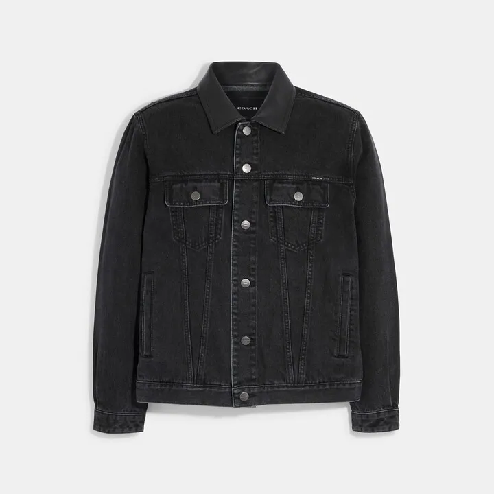 Solid Denim Jacket