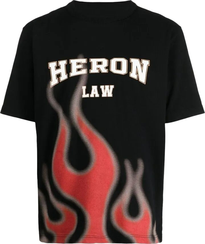 Heron Law Flames Ss Tee