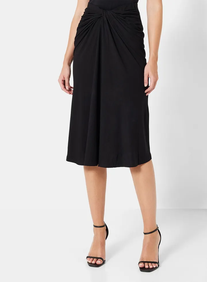 Cali Knot Midi Skirt