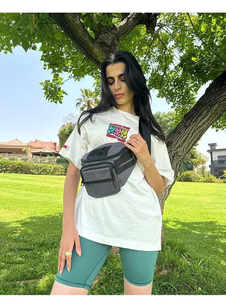 Grey Crossbody Bag