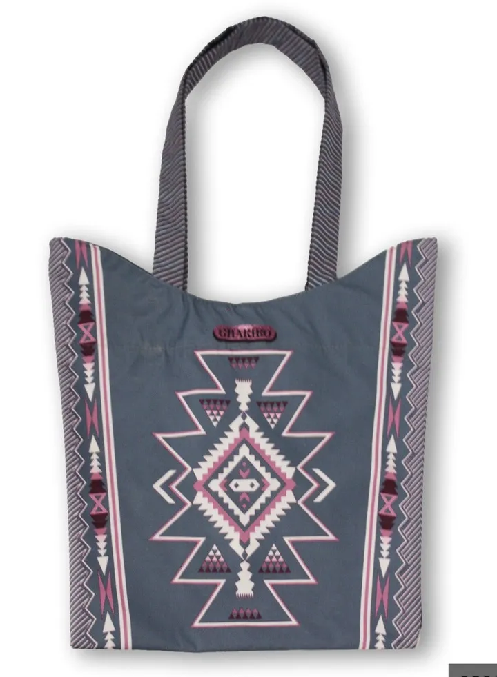 Casual Printed Satin Tote Bag