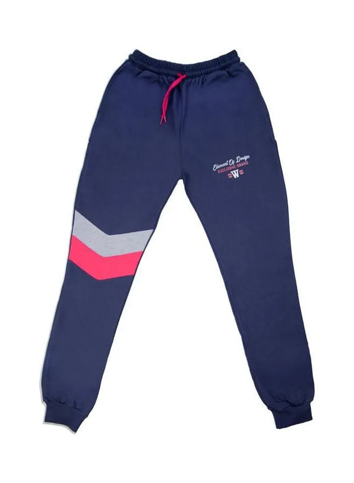Stripe Detail Track Pants Blue