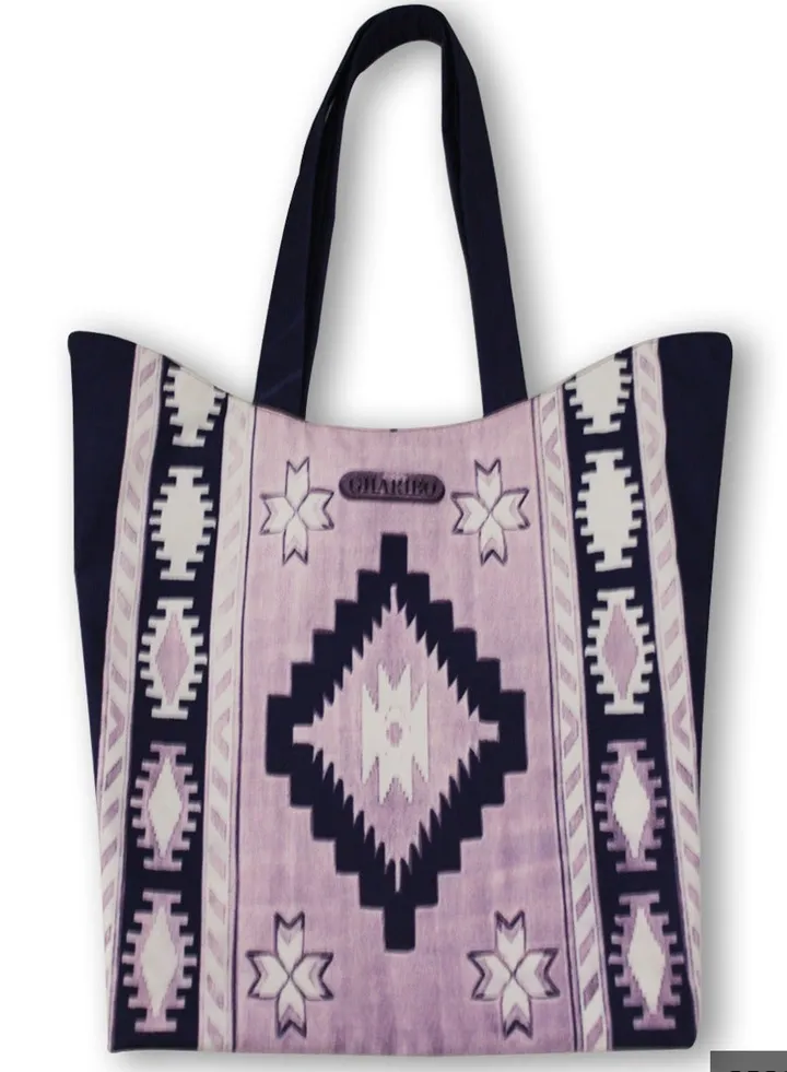 Casual Printed Satin Tote Bag