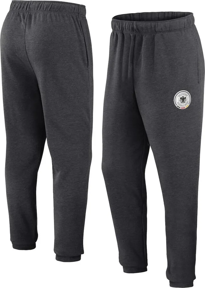 Men's Fanatics Branded Heather Charcoal Germany National Team From Tracking Sweatpants