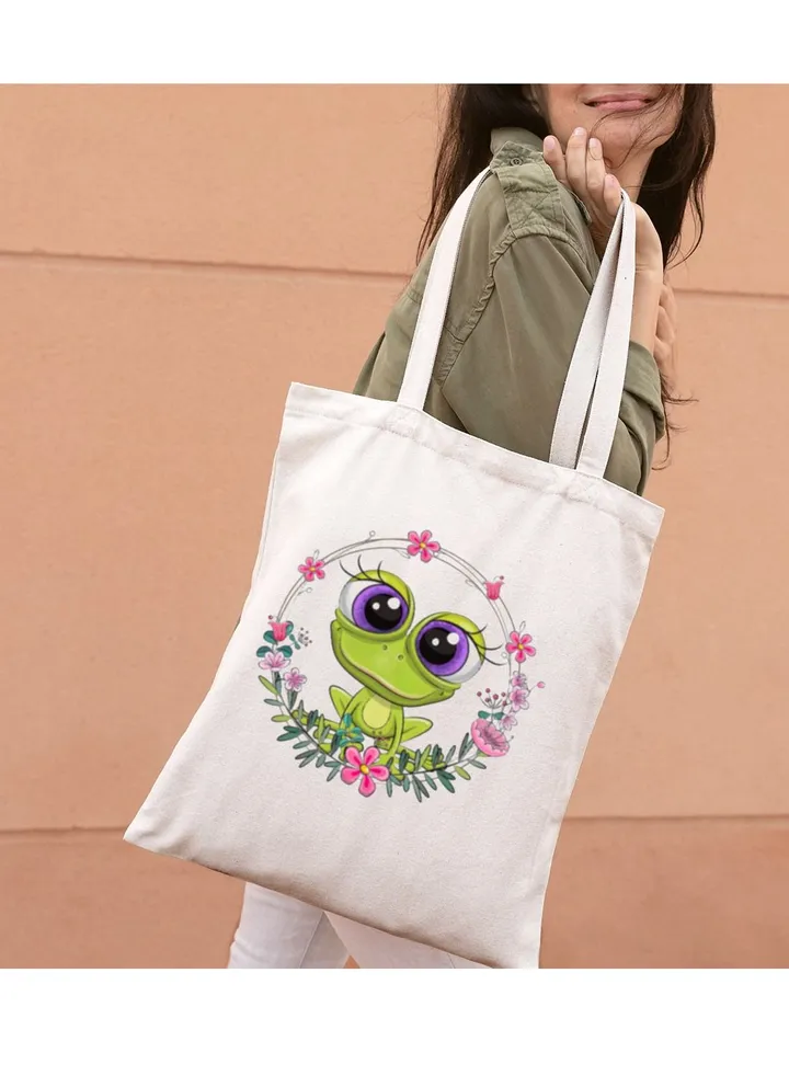 Tote Bag + Makeup Bag With Trendy Design