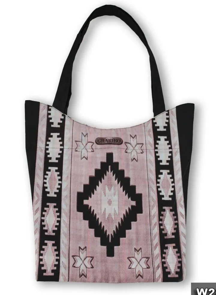 Casual Printed Satin Tote Bag