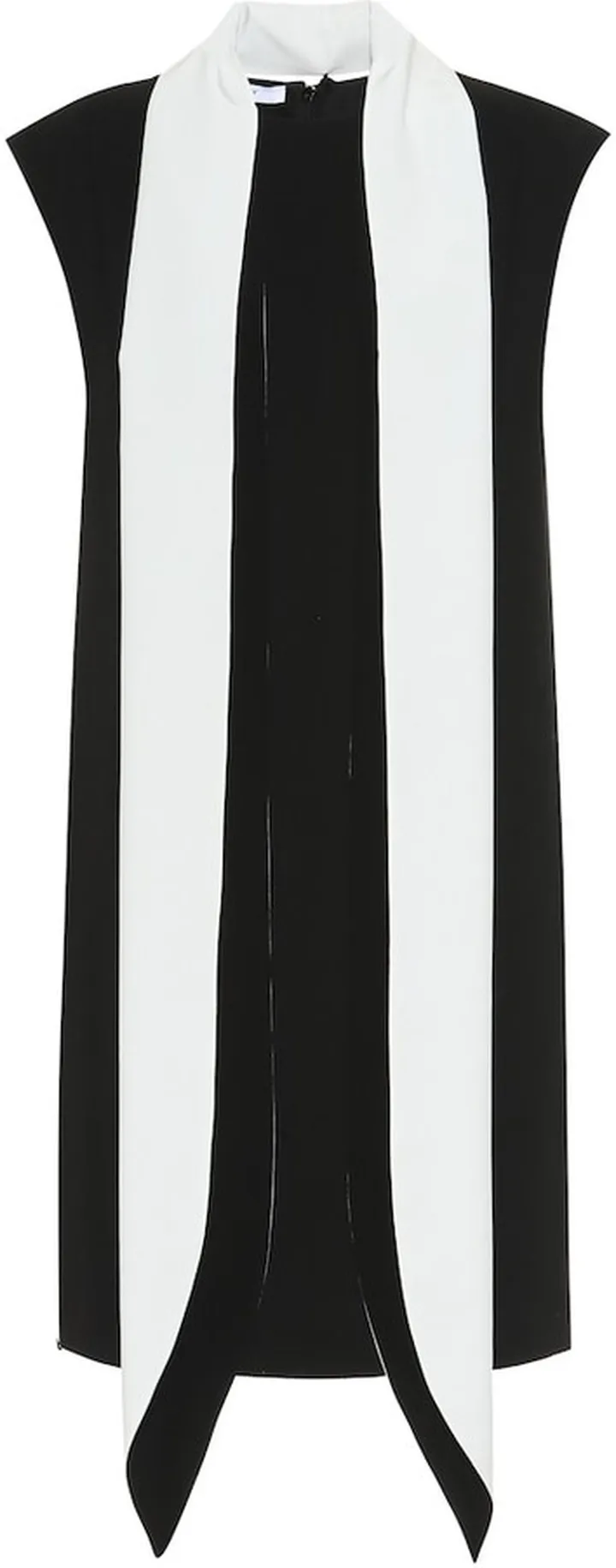 Wool crepe minidress