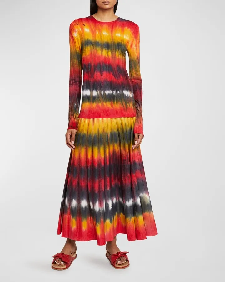 Miller Cashmere Tie-Dye Top
