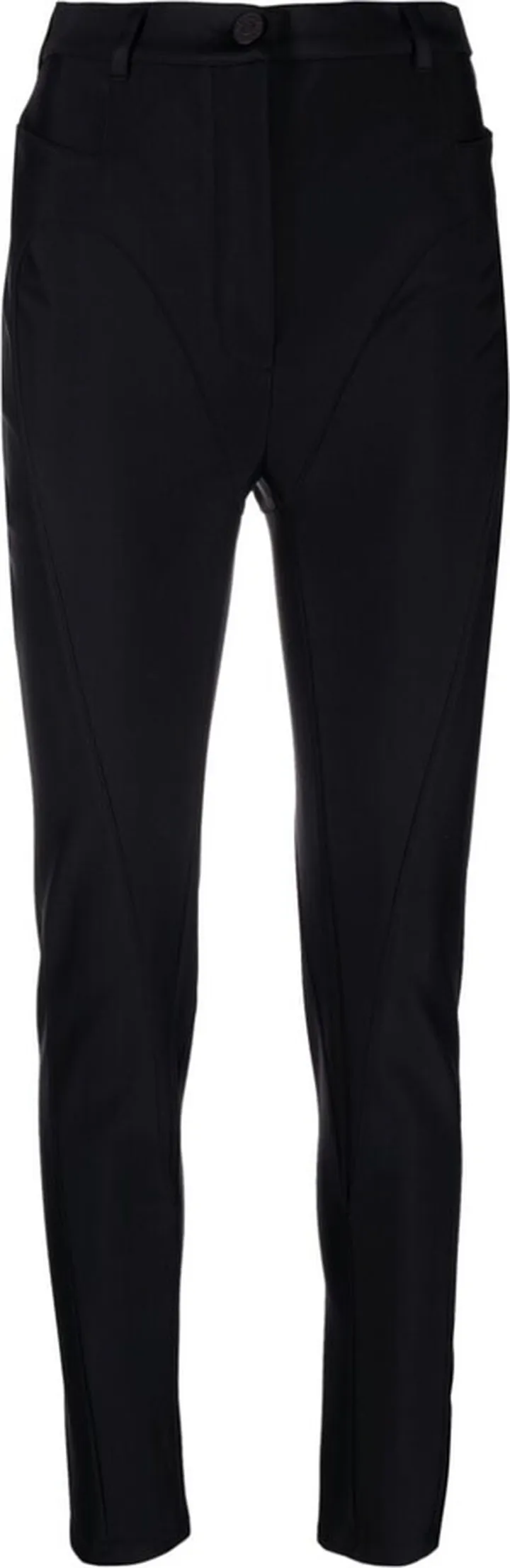 High-Waisted Skinny Trousers