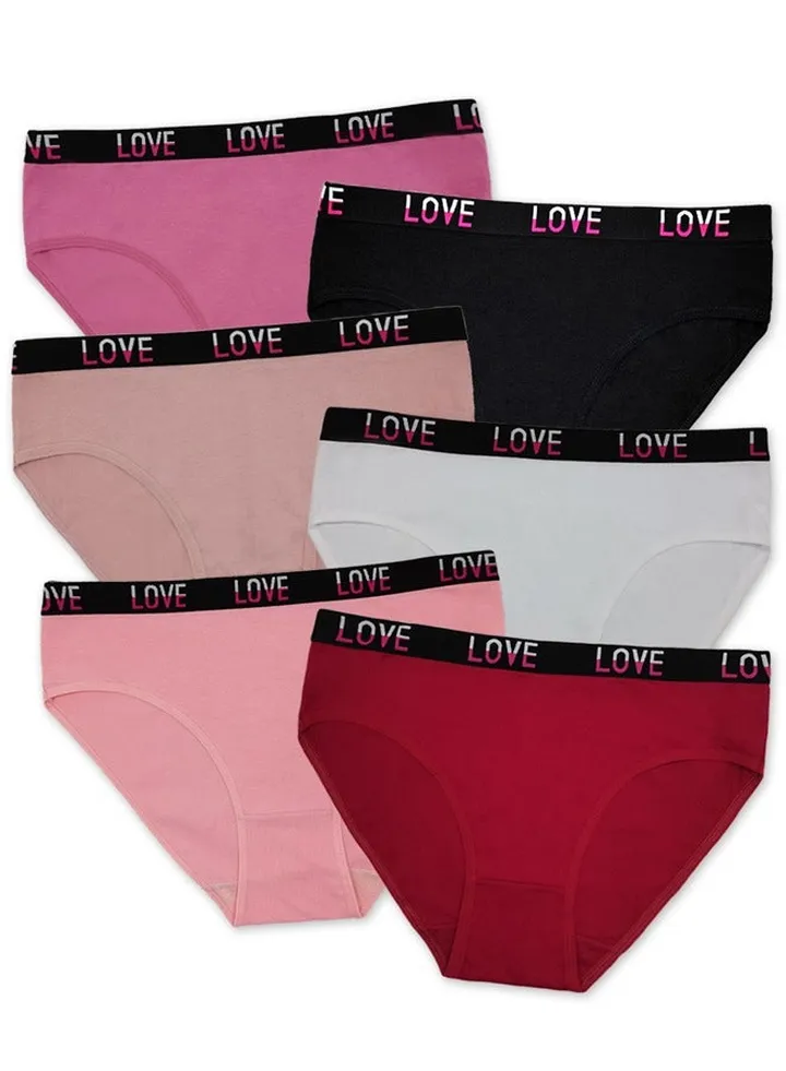 Zeemey 6 Pack Womens Underwear Cotton Sort Bikini Breathable Panties Low Rise Hipster Ladies Charming Cheeky Lingerie