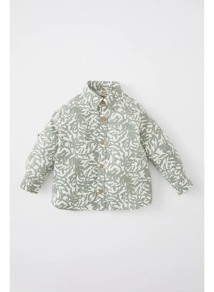 Babyboy Regular Fit Woven Long Sleeve Shirt