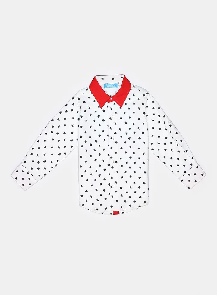 Baby Boys Shirt Poplin Star