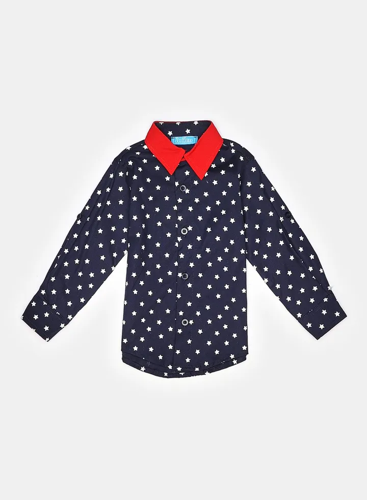 Baby Boys Shirt Popline Star