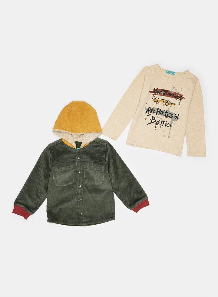 Boys padded shirt
