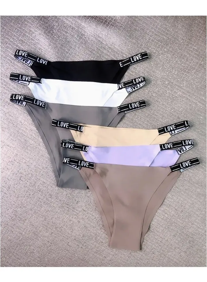 Zeemey 6 Pack Women’s Seamless Cheeky Hipster Underwear No Show Panties Invisibles Breathable Briefs Soft Stretch Bikini Lingerie