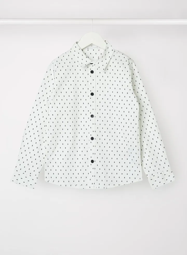 Kids/Teen Printed Shirt White