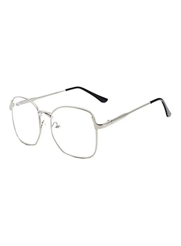 Women's Fashion Hexagon Rim Clear Eyeglass