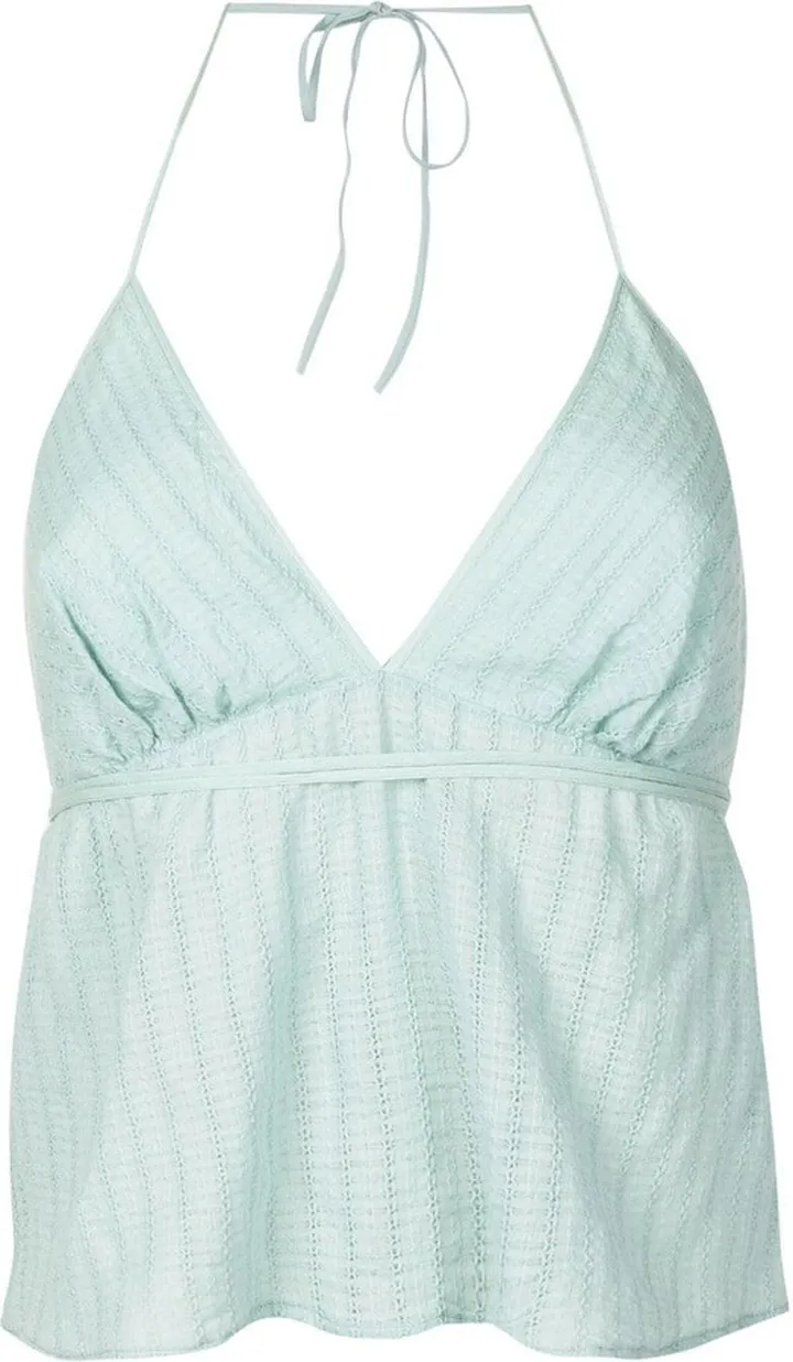 V-neck halterneck top