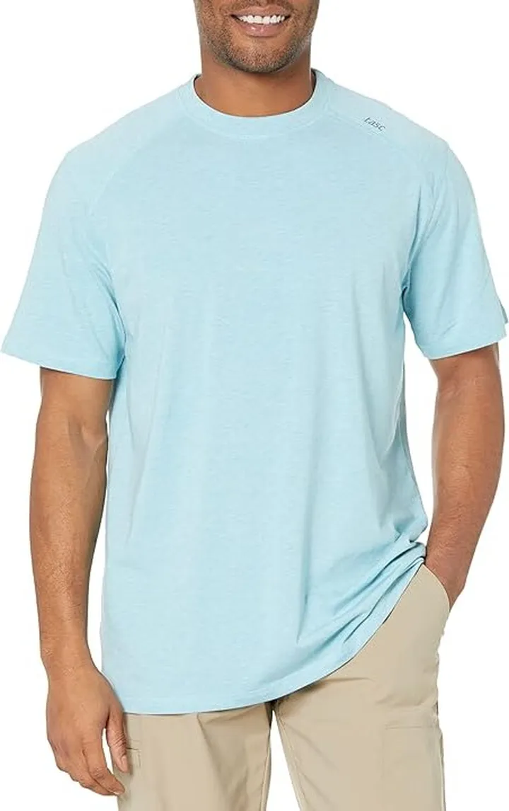 tasc Performance Carrollton Top (Radiant Blue Heather) Men's Clothing