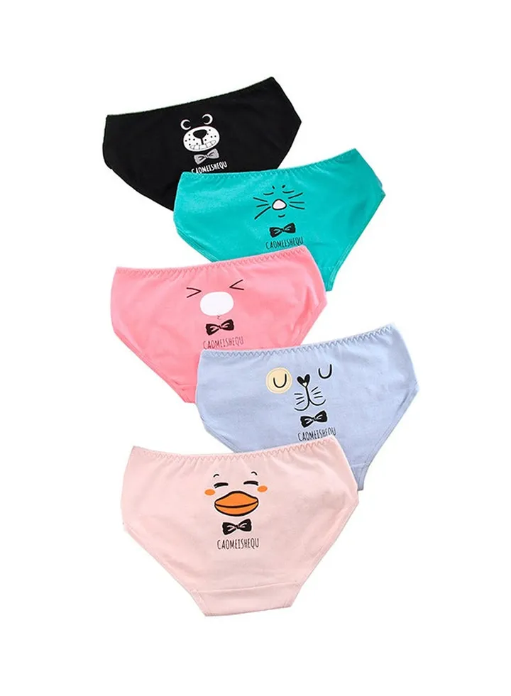 5-Piece Breathable Brief Set Multicolour