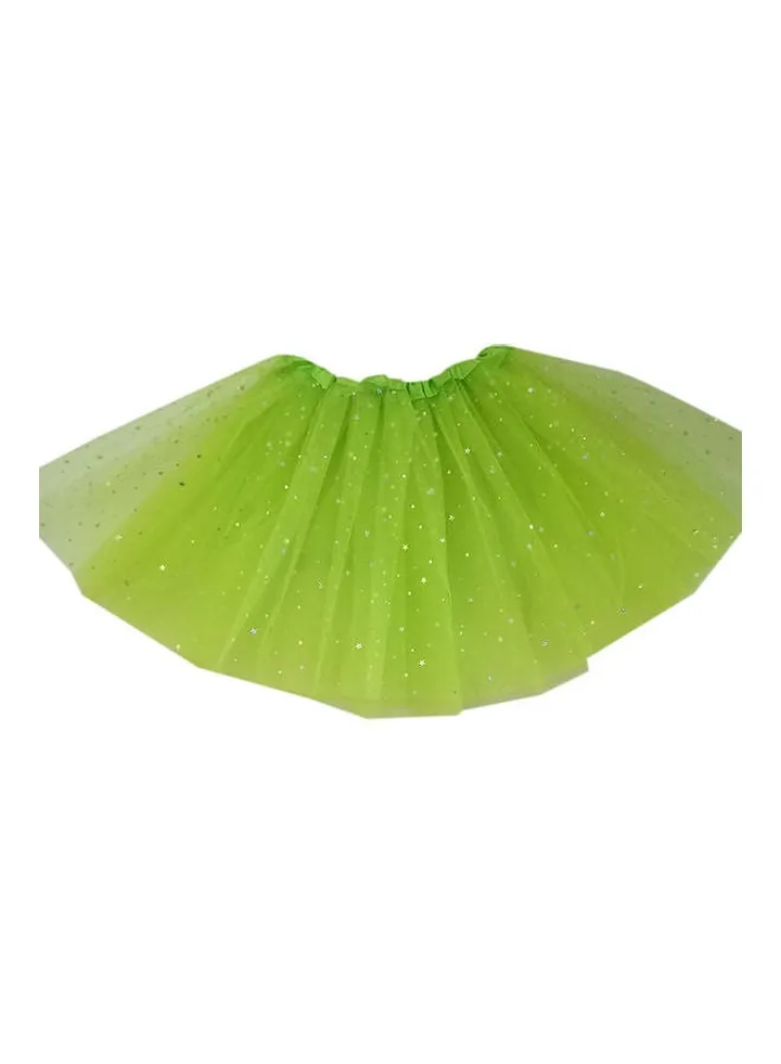 Women Gauze Tutu Short Skirt Fruit green